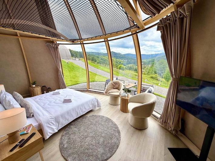 Tente pour 5 personnes, avec sauna ainsi que jardin et jacuzzi en Pologne - 3