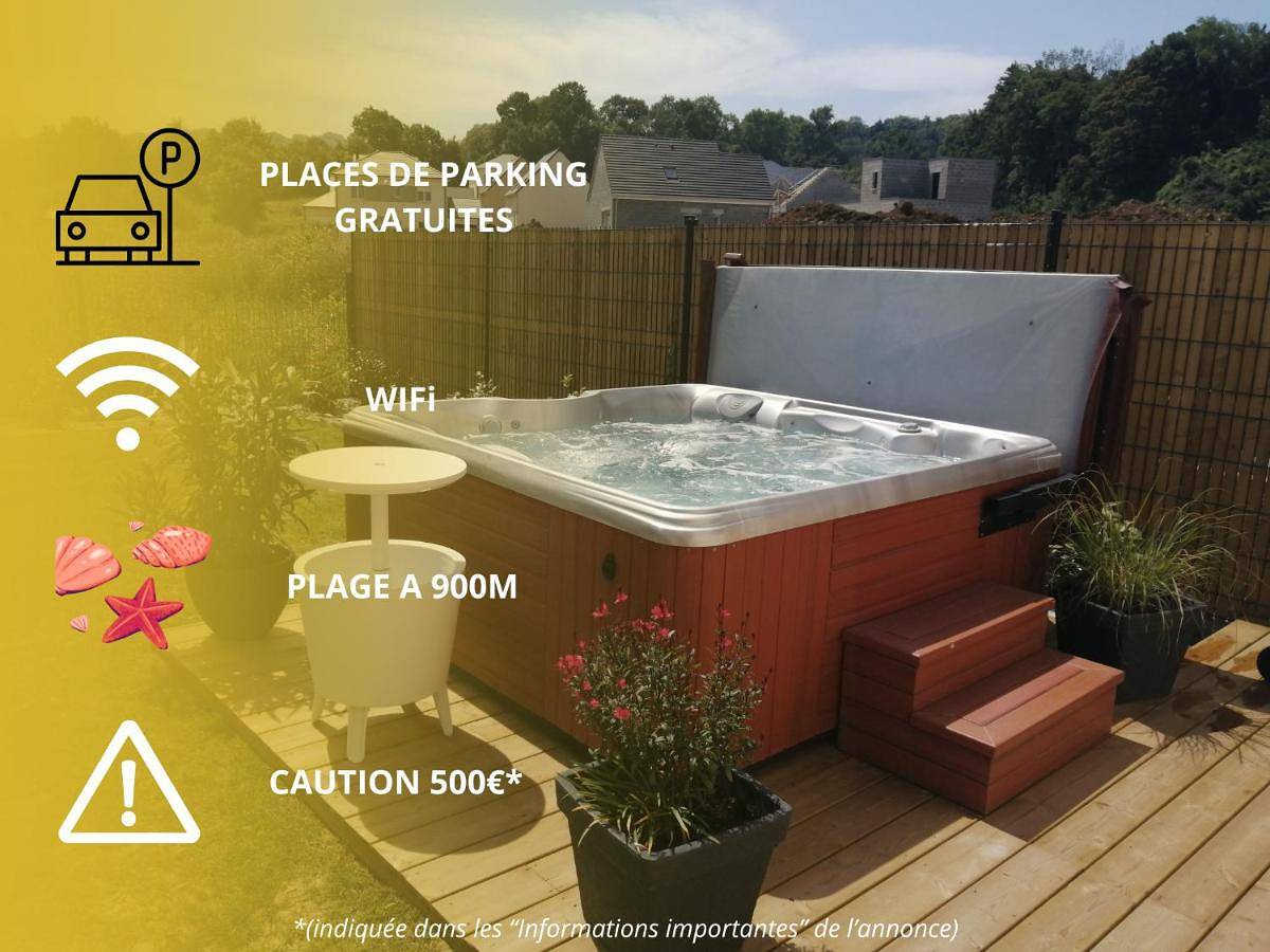 La Régate du Plaisir- Jacuzzi privé, Plage à 900m in Houlgate, Lisieux und Umgebung