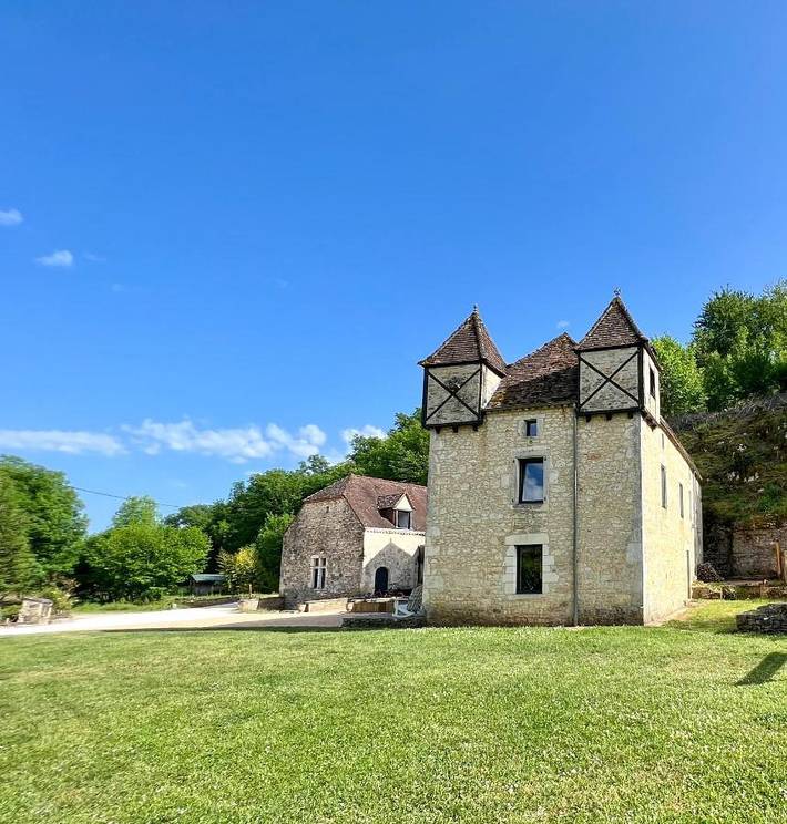 Maison de vacances pour 14 personnes, avec jardin ainsi que piscine et vue, animaux acceptés