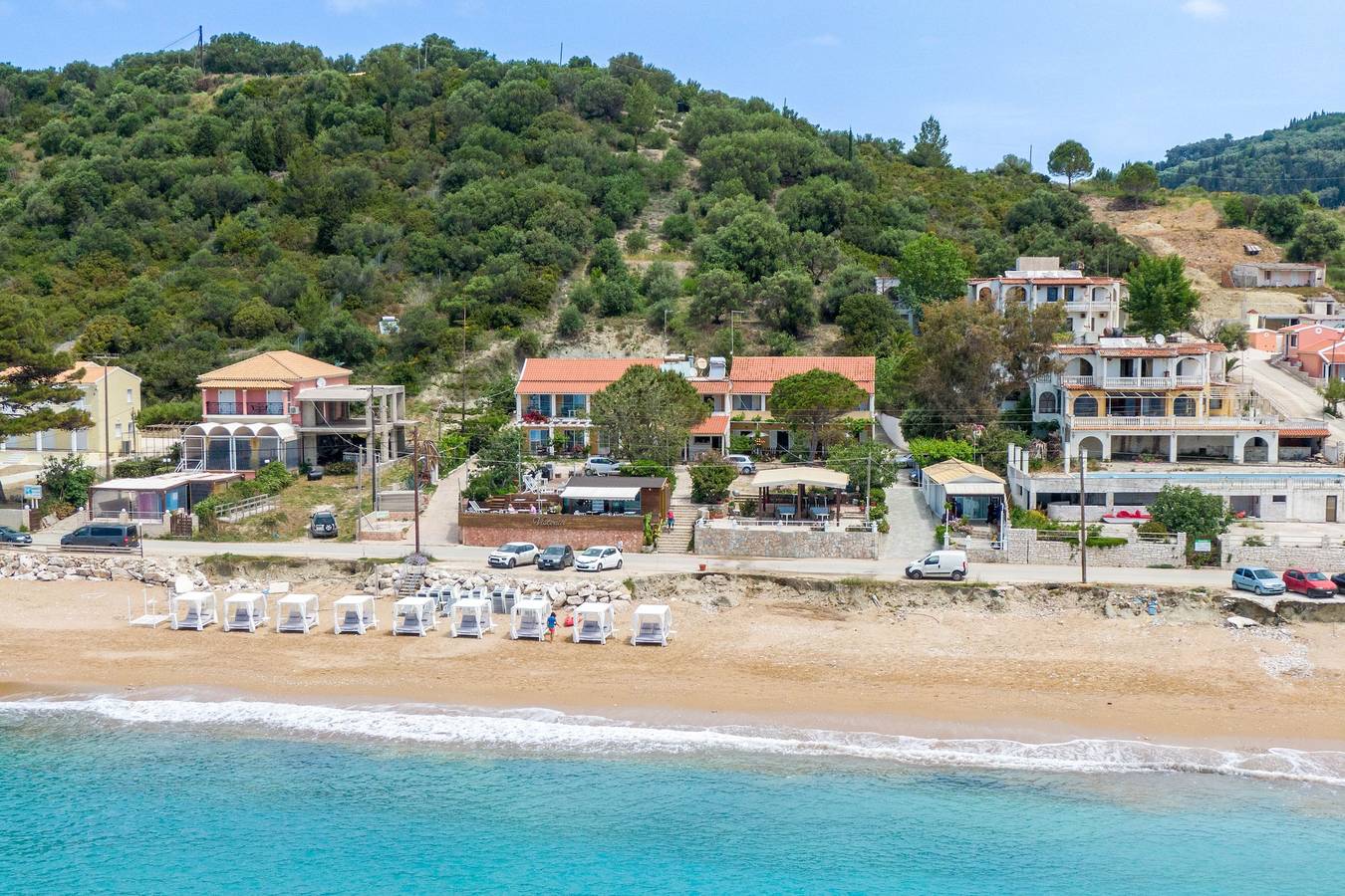 Ganze Wohnung, Ferienwohnung '4' mit Meerblick, Wlan und Klimaanlage in Agios Georgios, Korfu