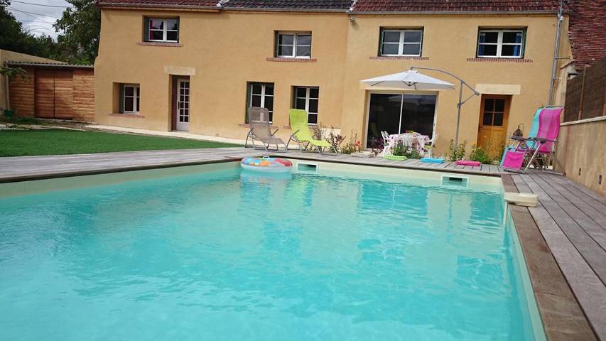 Maison de vacances pour 8 personnes, avec Terrasse et Piscine