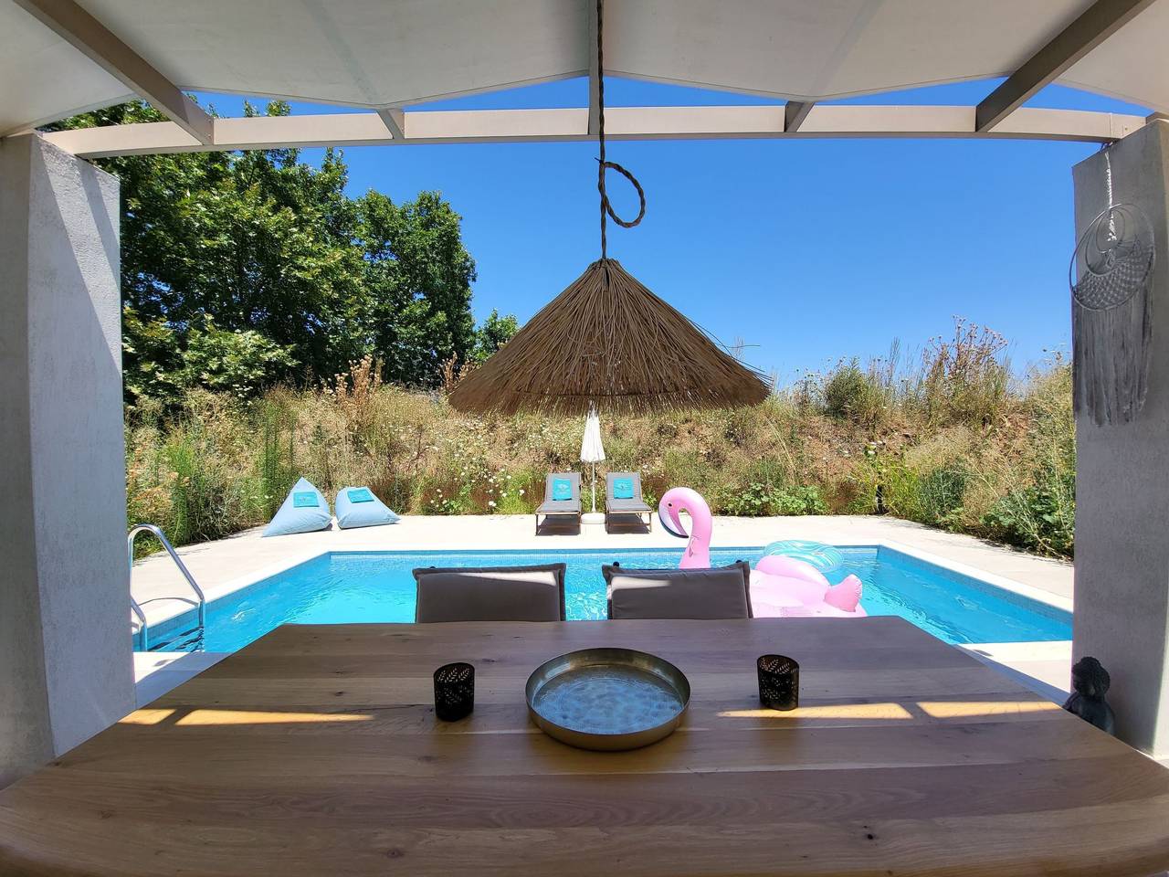 Casa O mit Swimmingpool and großer Terrasse in Chrisi Akti, Thassos