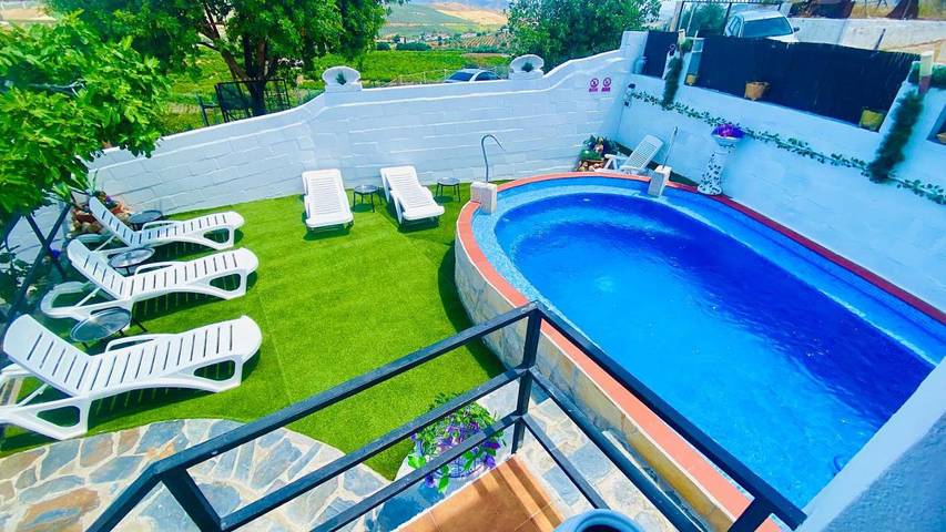 Casa rural para 6 personas, con jacuzzi además de piscina y jardín en Álora - 4