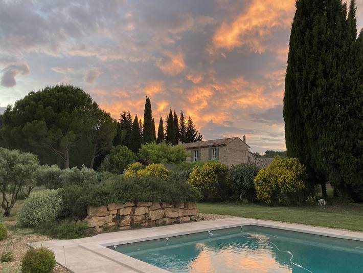 Maison de vacances pour 8 personnes, avec piscine et terrasse à Beaumes-de-Venise
