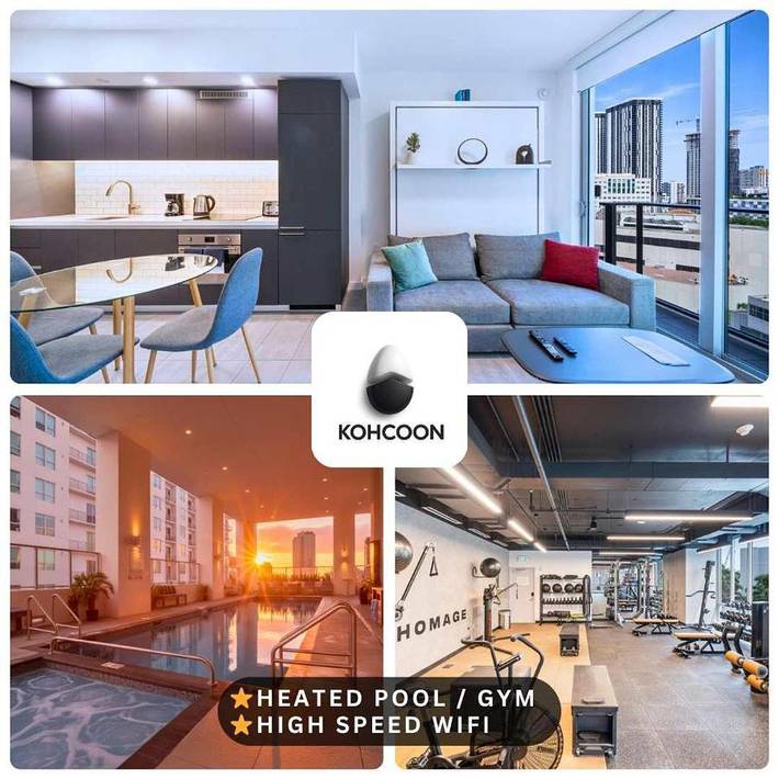 Loft voor 2 personen, met terras en zwembad in Miami