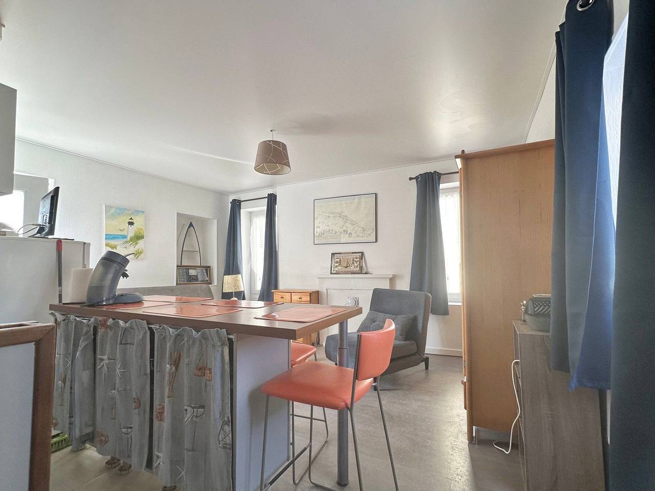 Studio entier, Bernières-sur-Mer - Studio pour 2 pers. in Triqueville, Région de Bernay