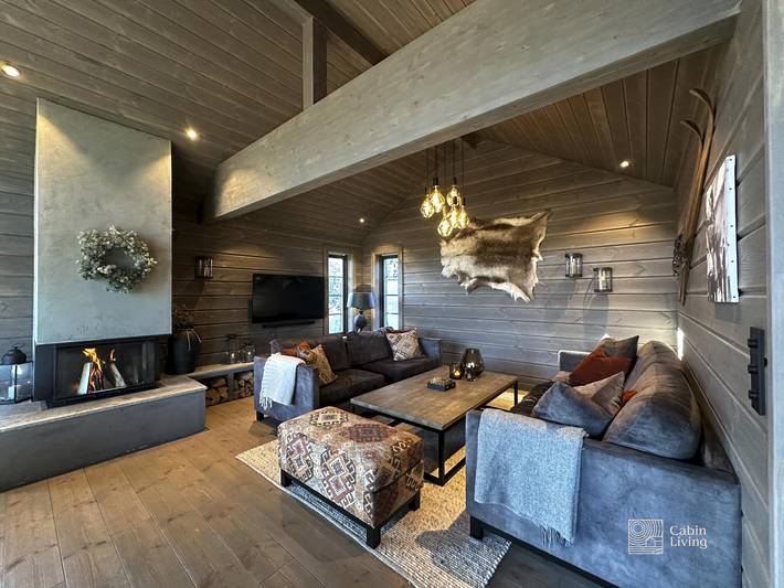 Casa rural para 9 personas con vistas in Flå