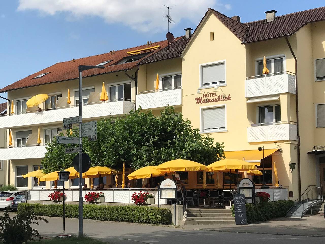 Seehotel & Restaurant Mainaublick - Einzelzimmer Standard mit Wc und Dusche in Unteruhldingen, Uhldingen-Mühlhofen
