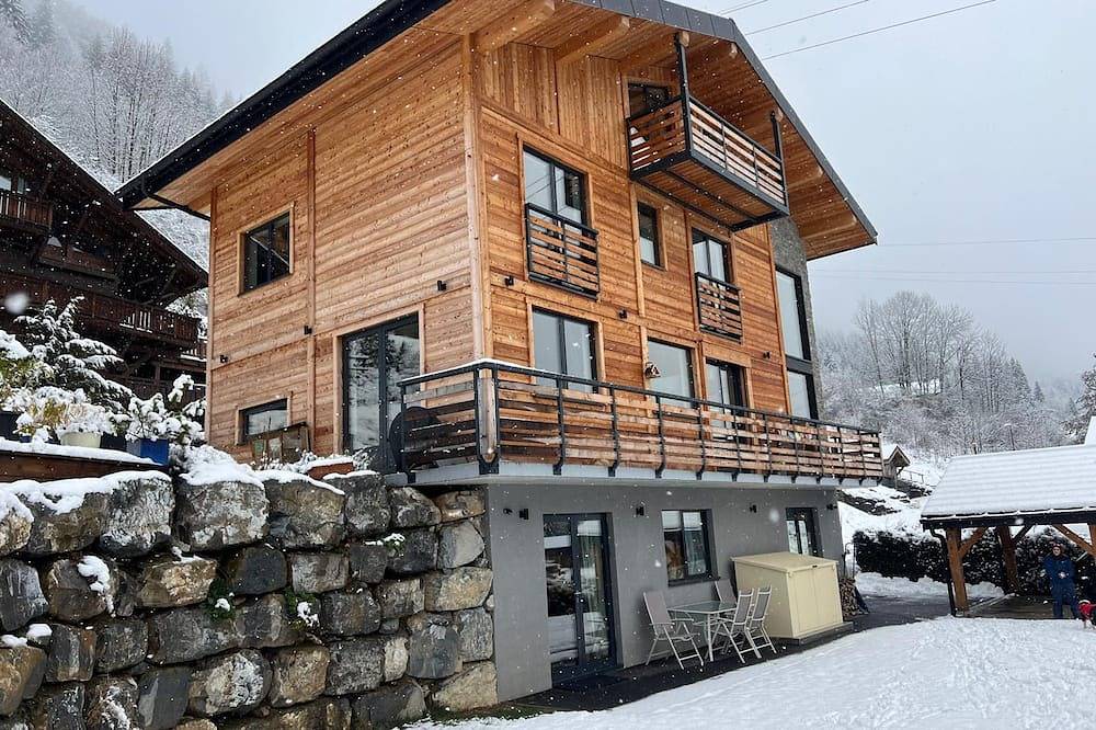 Ganze Wohnung, The Haven, Montriond, garden, 2/4 persons in Montriond, Les Portes du Soleil
