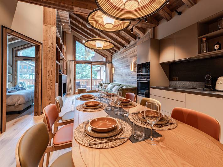 Ganze Wohnung, Modernes Apartment mit Concierge-Service und herrlichem Bergblick in Les Allues, Vanoise-Massiv