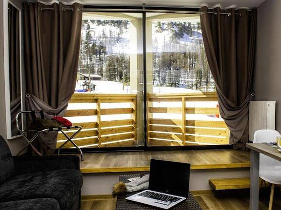 Sowell - Résidence New Chastillon - Isola 2000 - Studio 2 persons - St2 with balcony in Isola 2000, Isola