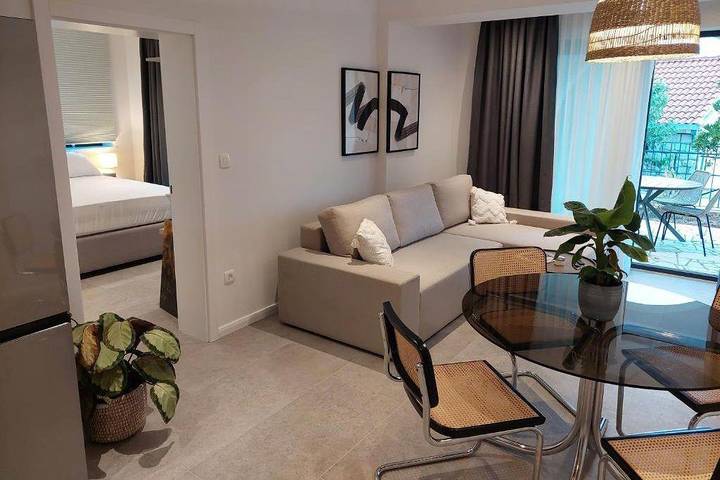 Ferienwohnung für 6 Personen, mit Terrasse in Plat