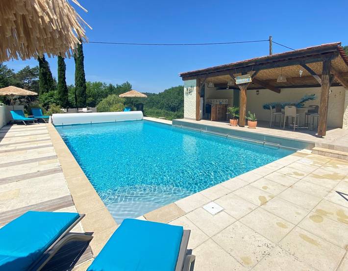 Chambre d’hôte pour 3 personnes, avec piscine et jardin, animaux acceptés à Lamonzie-Montastruc