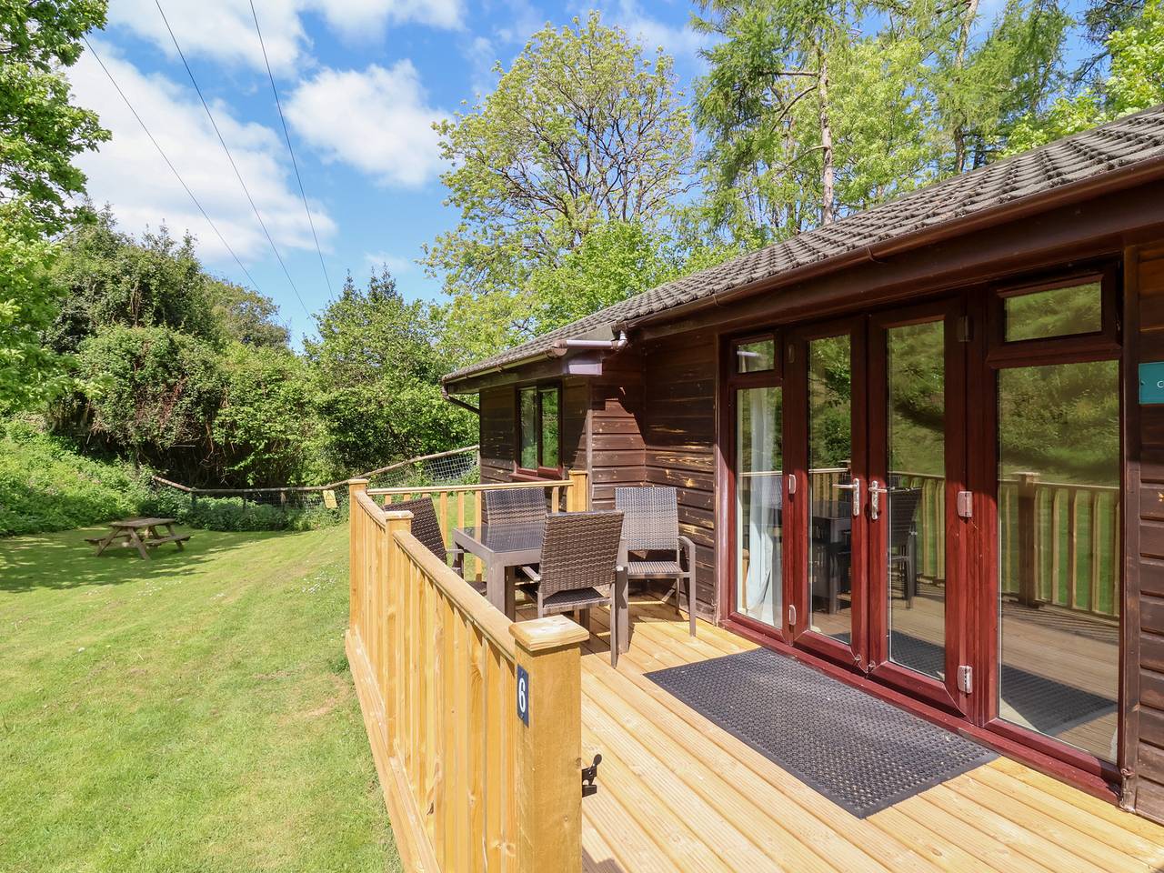 Chalet Log Cabin L6 in Combe Martin, Exmoor