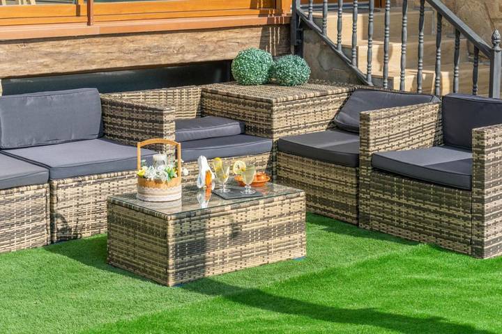 Casa rural con piscina para 12 personas, con vistas además de piscina y jardín en Navarra - 3