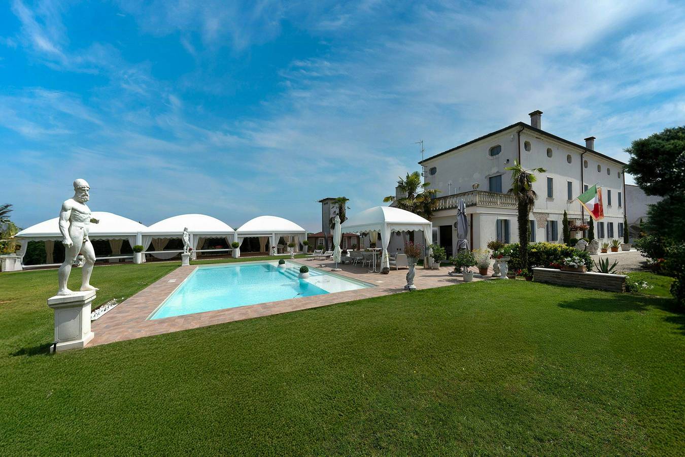 Venetian villa from 1870 near Montagnana in Castelbaldo, Prowincja Padwa