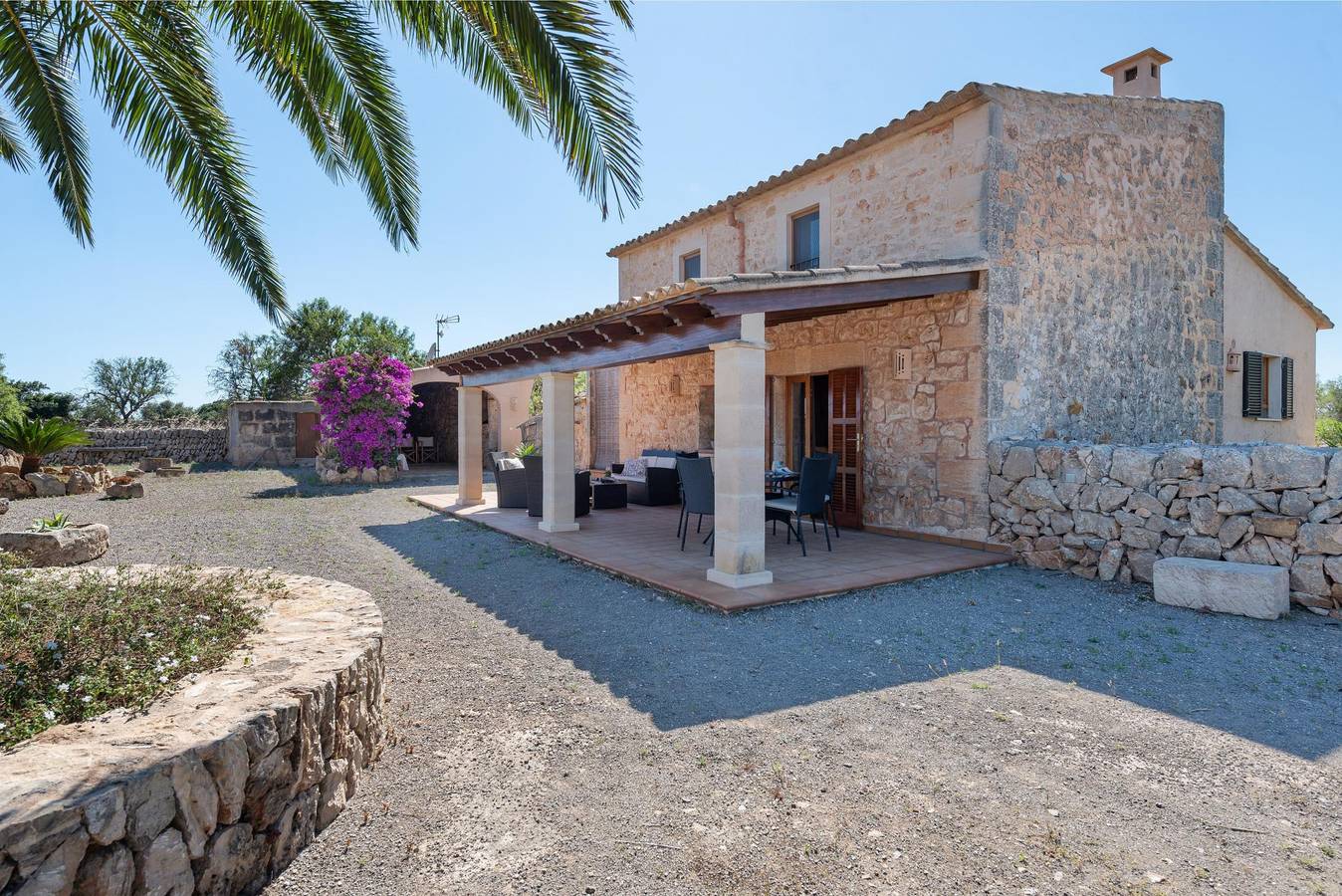 Can Miquel - Gepflegtes Landhaus mit privatem, erhöhten Pool in der Nähe eines paradiesischen Strandes. Wifi gratis in Santanyí, Mallorca Süden