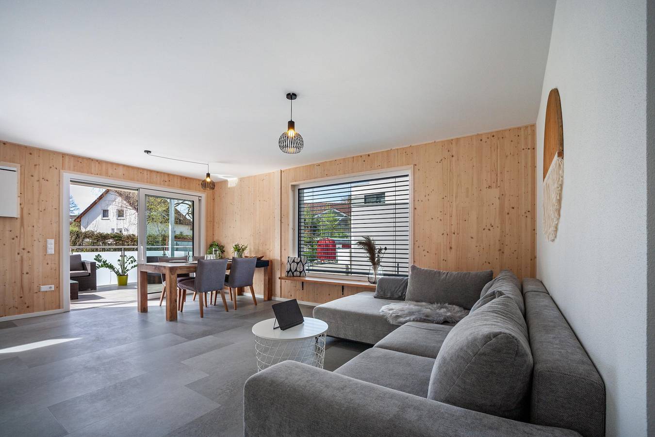 Ganze Wohnung, Ferienwohnung 'Wohnen An Der Ach' mit Privatem Garten, Balkon und Wlan in Bad Wurzach, Region Bodensee-Oberschwaben