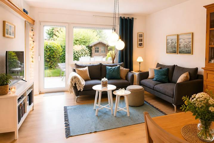 Ferienhaus für 4 Personen, mit Garten in Norden und Umgebung