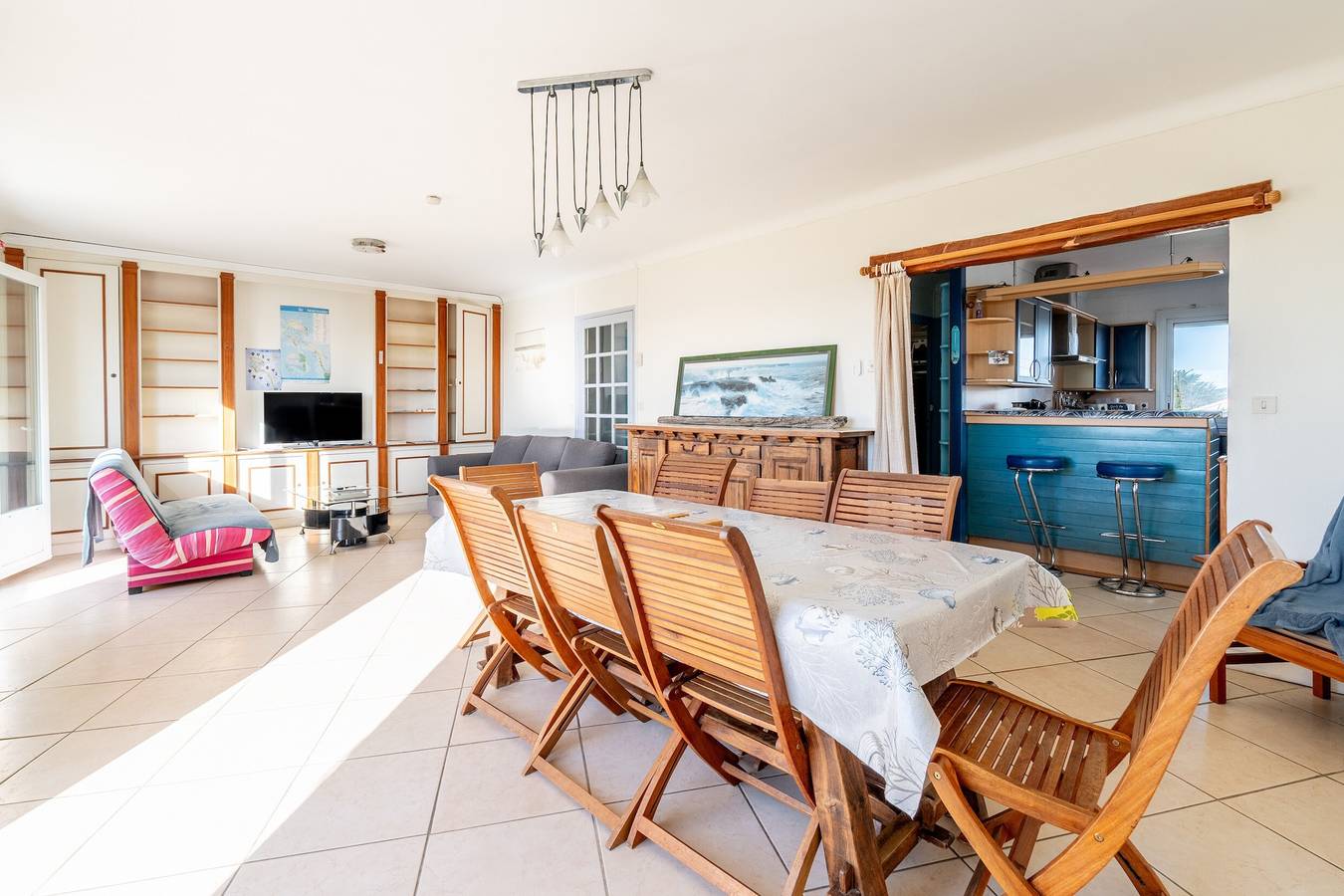 Casa de vacaciones 'Maison Vue Sur Mer 50m Plage' con vistas al mar, terraza privada y Wi-Fi in Barbâtre, Noirmoutier