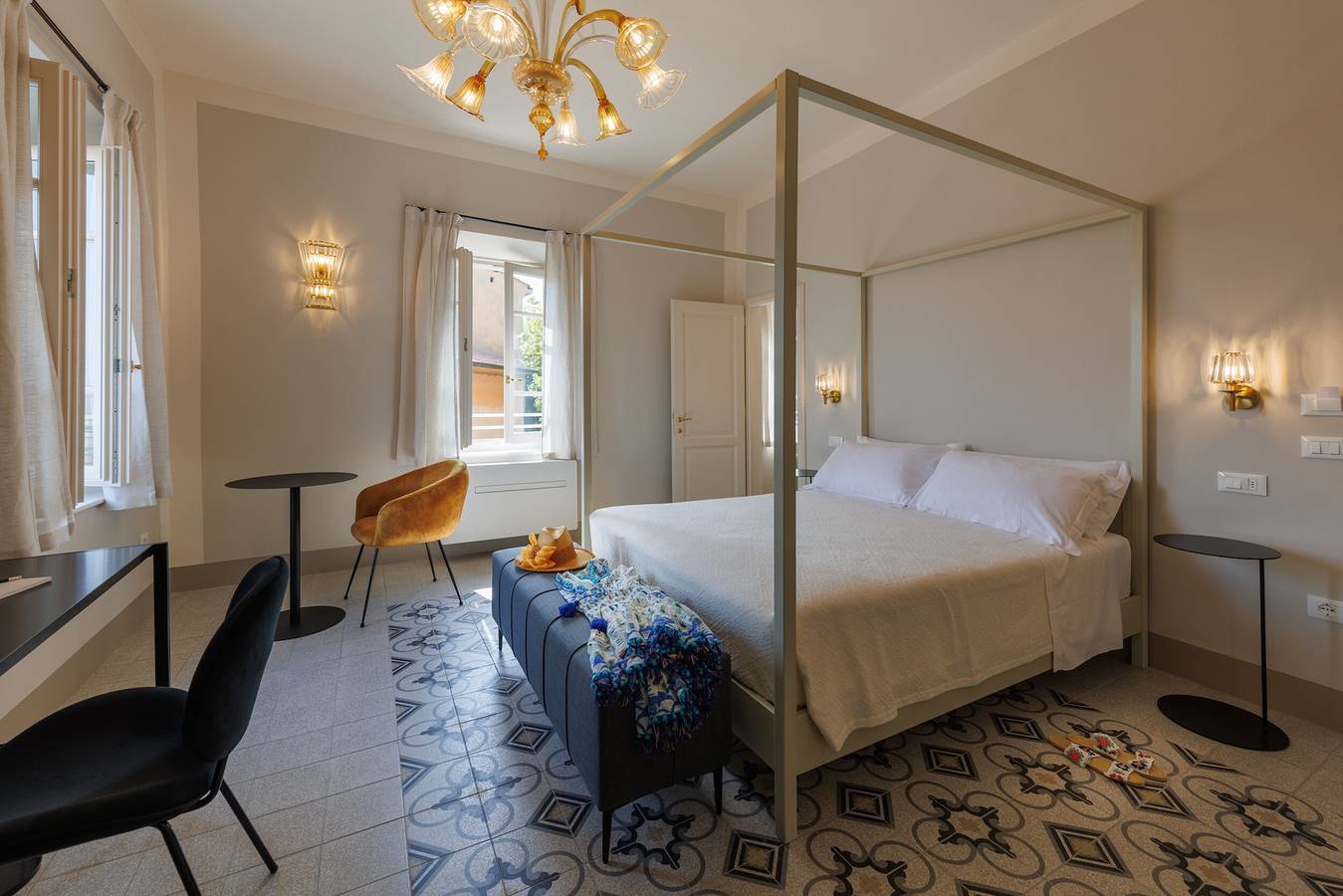 Chambre Il Paese avec double vue panoramique – Séjour de charme au cœur du village in Castagneto Carducci, Côte des Étrusques