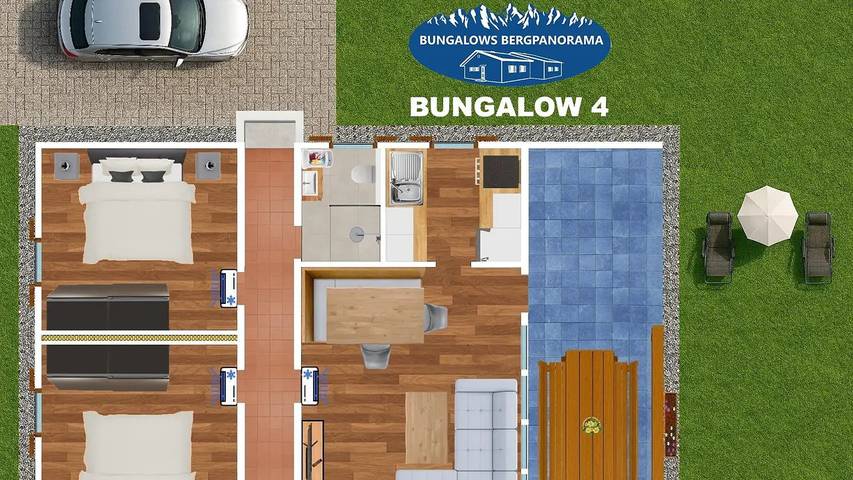 Ferienhaus für 4 Personen, mit Garten und Terrasse, mit Haustier am Klopeiner See