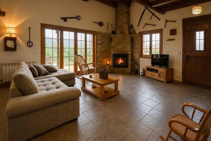 Casa rural para 8 personas, con piscina además de vistas y jardín, Familias con niños en Navarra - 2