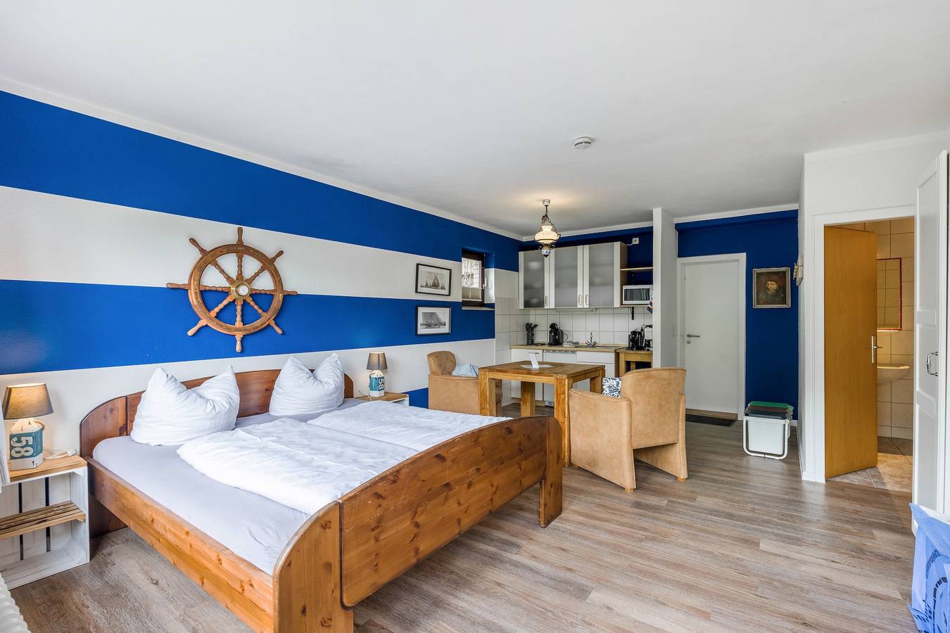 Ganze Wohnung, Ferienwohnung 'Ostseeblick Fewo 5' mit Privatterrasse und Wi-Fi in Kronsgaard, Schleswig-Flensburg