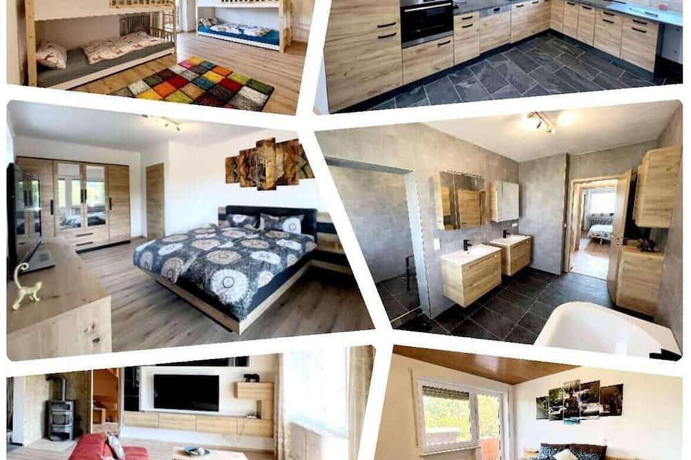 Ganze Wohnung, Ferienhaus Lieblingsplatz (150m2) mit großem Garten in Blaibach, Ostbayern