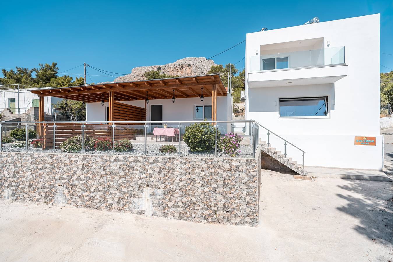 Appartement entier, Appartement 'Solymar Prive Sea View' avec vue sur mer, Wi-Fi et climatisation in Stegna (Rhodes), Rhodes