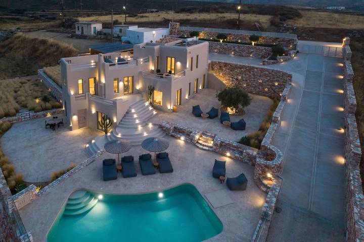 Villa für 10 Personen, mit Meerblick und Garten, kinderfreundlich auf Naxos - 3