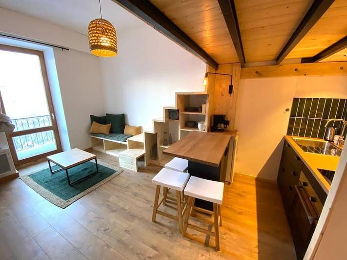 Gîte pour 2 personnes, avec Balcon et Vue dans Station de la Grave la Meije