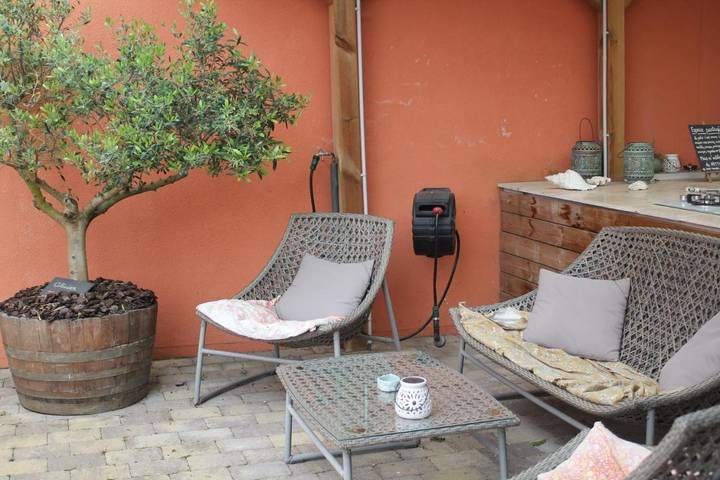 Appartement de vacances pour 2 personnes, avec Balcon ainsi que Terrasse et Jardin