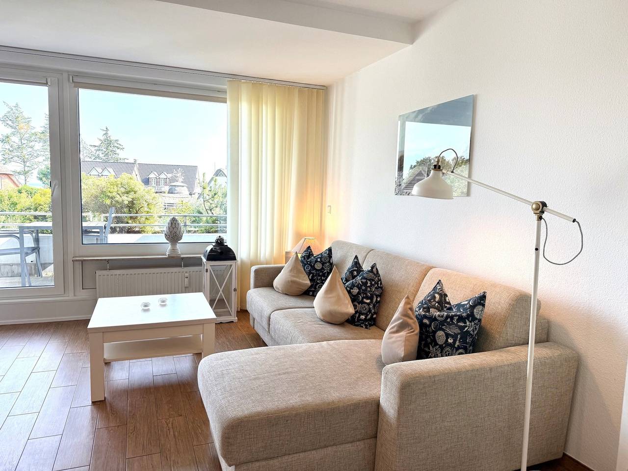 Ganze Ferienwohnung, Halligblick Nr. 11 - Appartement mit Meerblick, Schwimmbad und Sauna in Greveling, Wyk auf Föhr