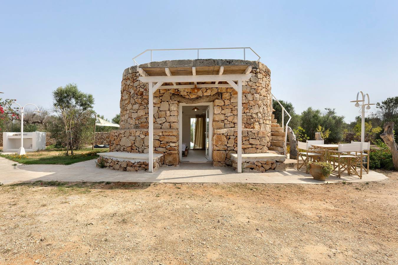 Room 'Tenuta Degli Asinelli - Trullo' with Sea View, Wi-Fi and Air Conditioning in Alliste, Tarantobukten