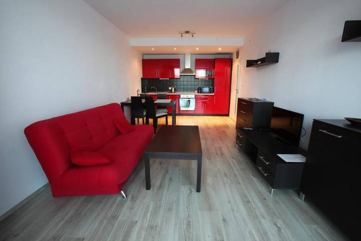 Appartement de vacances pour 3 personnes, avec jardin