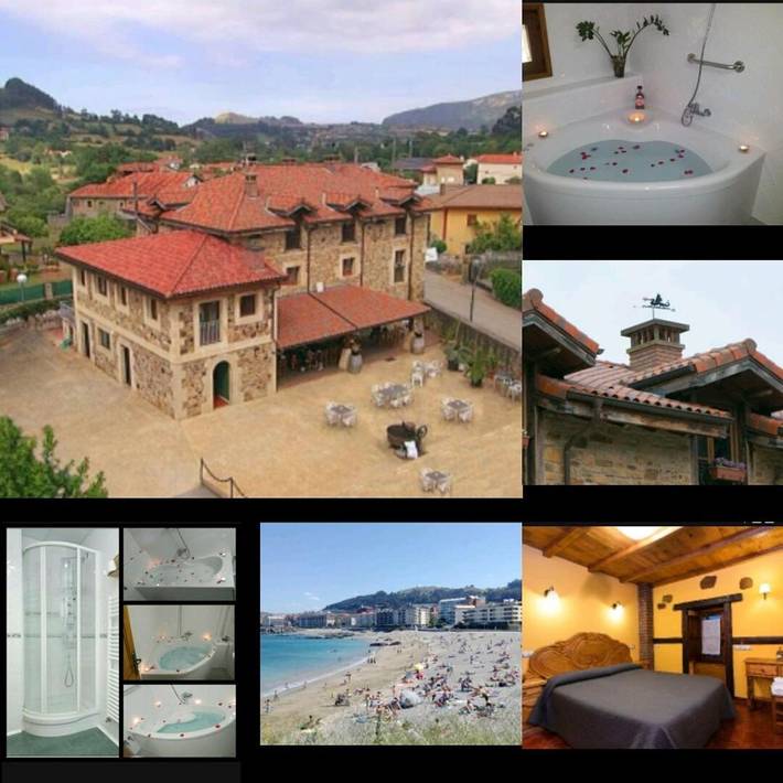 Hôtel pour 2 personnes, avec Terrasse et Jacuzzi ainsi que Jardin et Vue à Castro-Urdiales - 4
