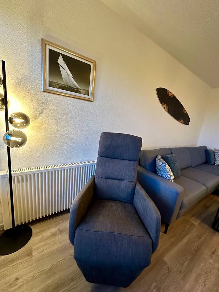 Ferienwohnung für 2 Personen, mit Meerblick und Balkon, kinderfreundlich in Schillig - 3