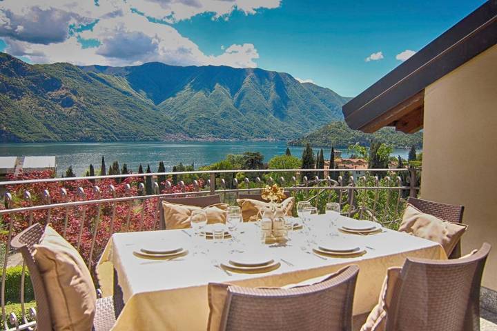 Appartement de vacances pour 6 personnes, avec vue sur le lac ainsi que vue et terrasse - 1