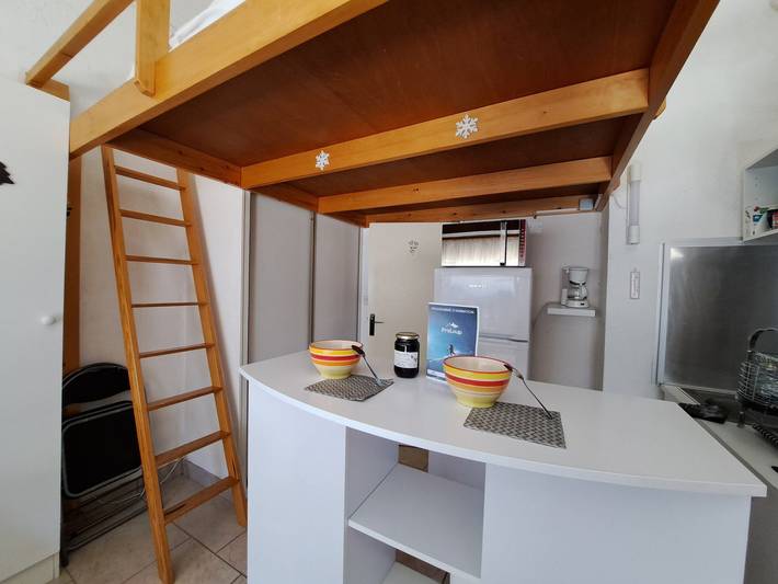 Studio entier, Studio cosy à Pra Loup, proche des pistes, pour 4 personnes in Pra-Loup (station de ski), Pra-Loup