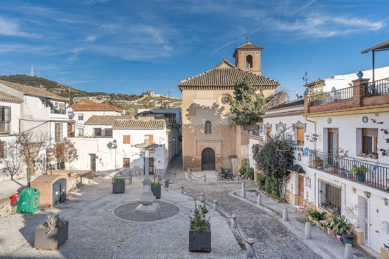 Ferienhaus "Carmen San Andrés" mit Bergblick, privater Terrasse und Wlan in Granada, Granada Provinz