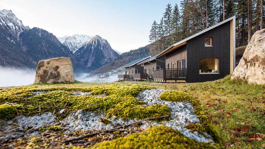Hütte für 4 Personen, mit Balkon und Garten im Brandnertal