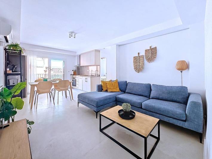 Ganze Ferienwohnung, Ferienwohnung für 6 Personen mit Balkon/Terrasse in Playa Carrer La Mar, El Campello