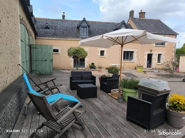 Chambre d’hôte pour 4 personnes, avec Terrasse ainsi que Jardin et Vue