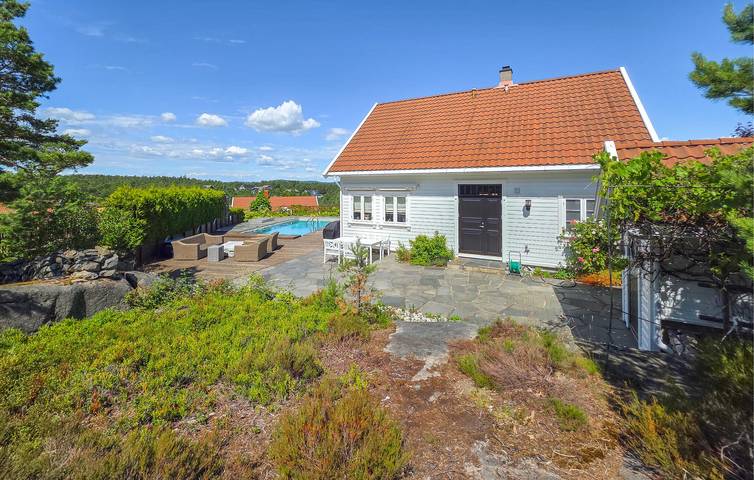 Ferienhaus für 8 Personen, mit Pool und Garten sowie Ausblick, mit Haustier - 1