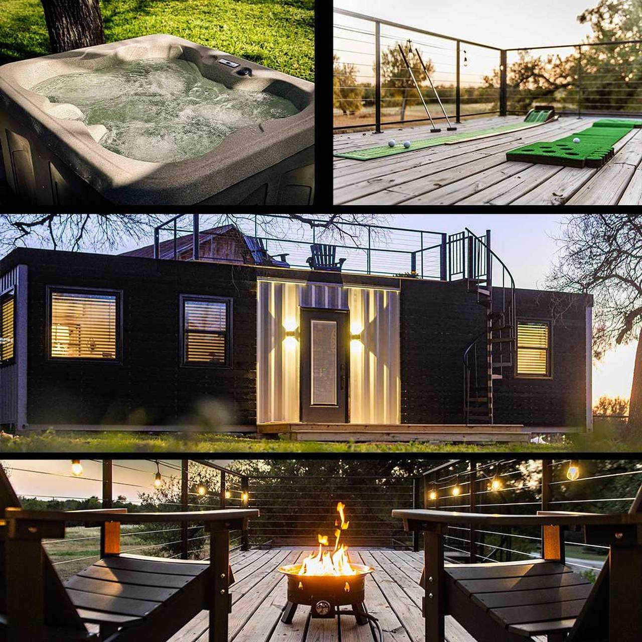 The Blue Ridge Container Tiny Home in the Country in McLennan County