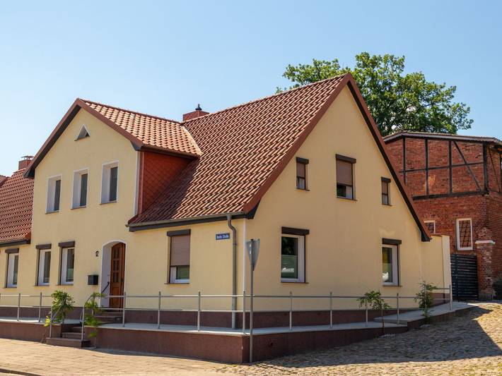 Ferienwohnung für 3 Personen, mit Garten und Terrasse in Wolgast