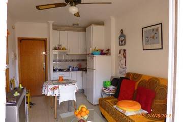 Gîte pour 3 personnes, avec balcon et piscine dans La Manga del Mar Menor