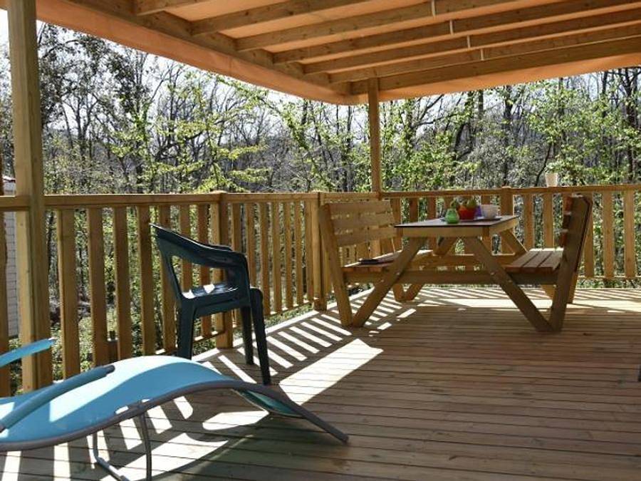 Camping La Chêneraie **** - Mobilhome 6 personnes - Cottage Le Cordelia - climatisé - 3 chambres - D in Saint-Géry-Vers, Parc Naturel Régional des Causses du Quercy