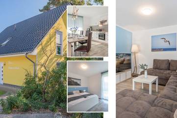 Ferienwohnung für 4 Personen, mit Garten und Ausblick, mit Haustier in Loddin